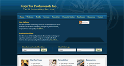 Desktop Screenshot of korjetax.com